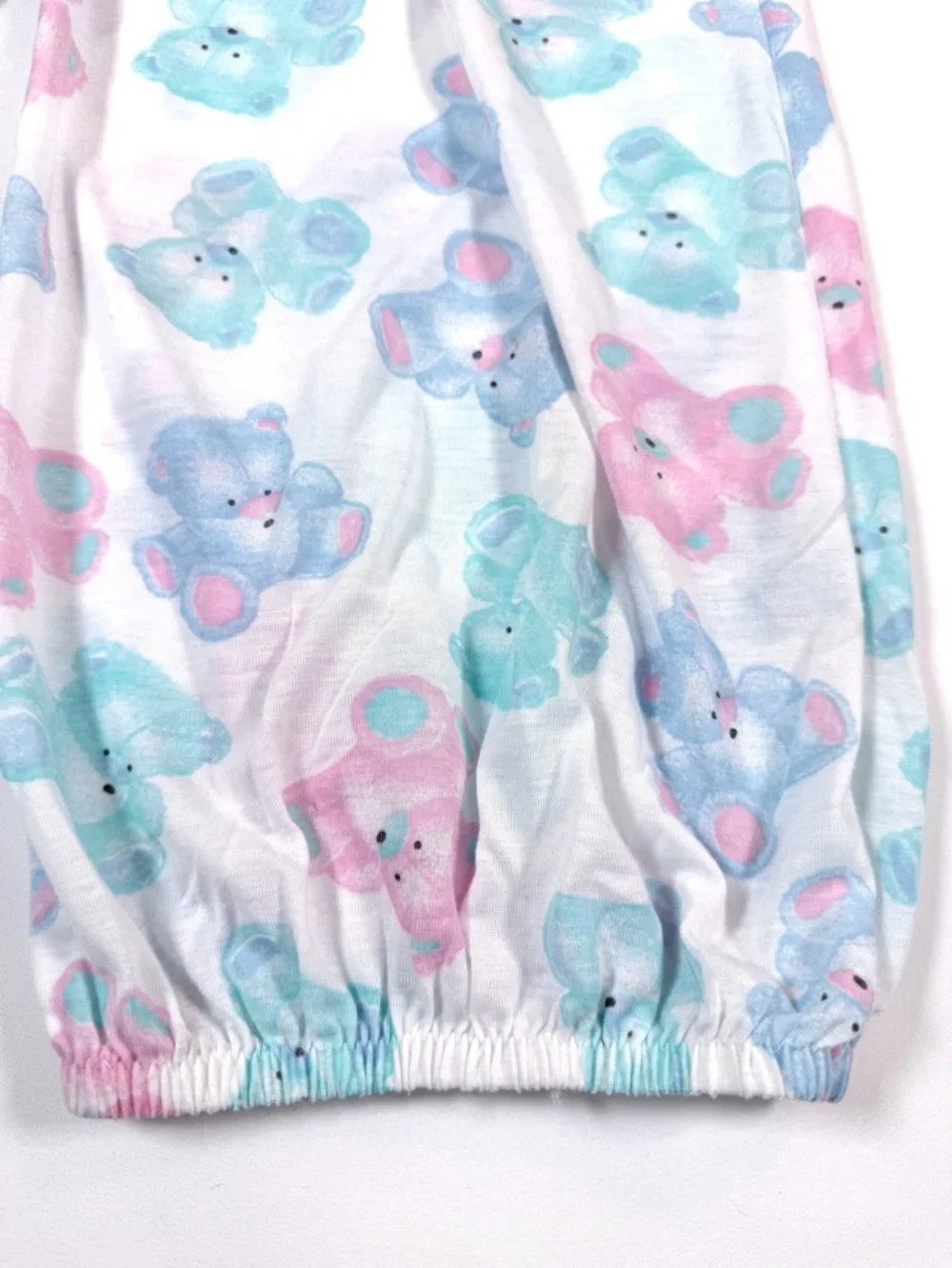 CARTER’S Vintage 1981 Baby Sleep Gown‎ Newborn Teddy Bear Print Cottagecore